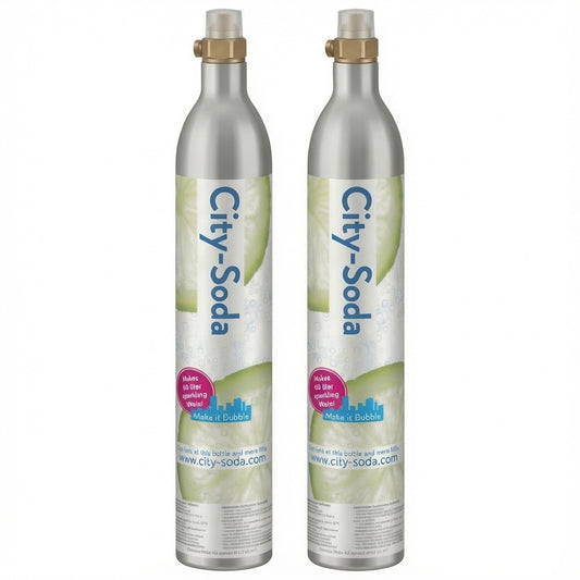 2 x City-Soda CO2 Cilinder Nieuw